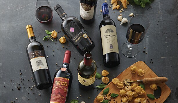 Italian red wines popular