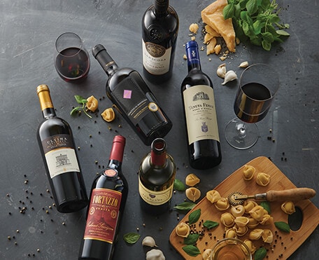 Italian red wines popular