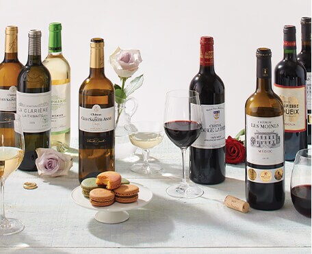 Bordeaux wine for dinner party